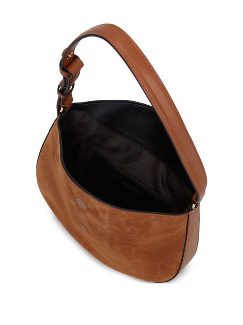 Borsa donna mezza luna K/signature in pelle scamosciata Karl Lagerfeld | B1W301965047